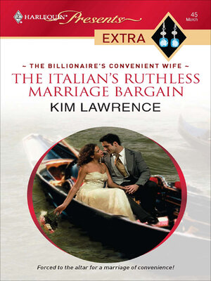 cover image of The Italian's Ruthless Marriage Bargain